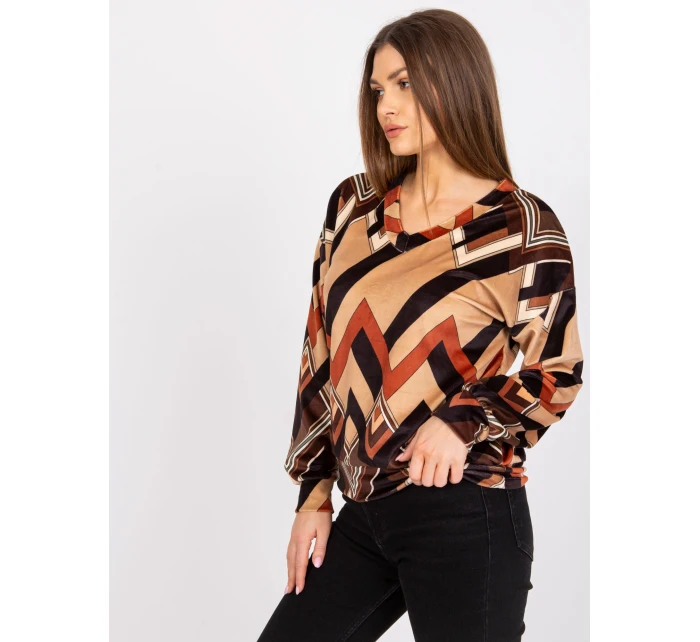 Halenka DHJ BZ 6033 1.49P černá a béžová