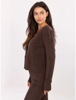 Sweter IT SW model 21302477 ciemny brązowy - FPrice