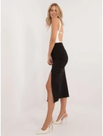 Sukně MI SD 25999.73 černá a stříbrná Sukně MI SD 25999.73 černá a stříbrná