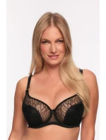 Polovyztužená dámská podprsenka SEMISOFT  Černá model 20861092 - Gaia