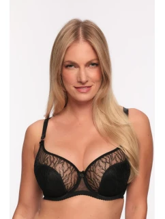 Polovyztužená dámská podprsenka SEMISOFT  Černá model 20861092 - Gaia