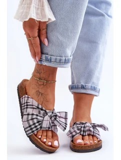 Dámské S Mašlí Na Platformě Šedá model 21624414 - Boto