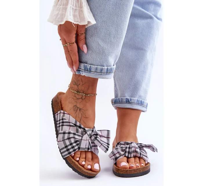 Dámské S Mašlí Na Platformě Šedá model 21624414 - Boto Dámské S Mašlí Na Platformě Šedá model 21624414 - Boto