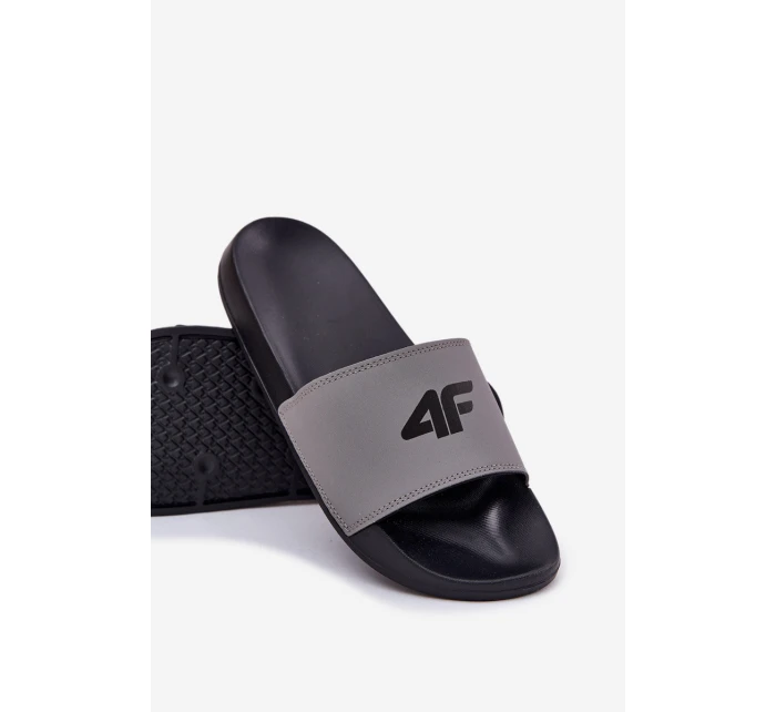 Pánské Pantofle 4F 4FRMM00FSLIM011-25S Šedé