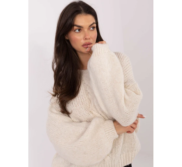 Jumper MI SW 1610.18 světle béžový Jumper MI SW 1610.18 světle béžový