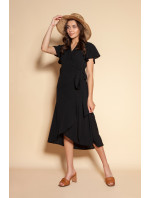 Šaty s krátkým rukávem model 16679250 Black - Lanti