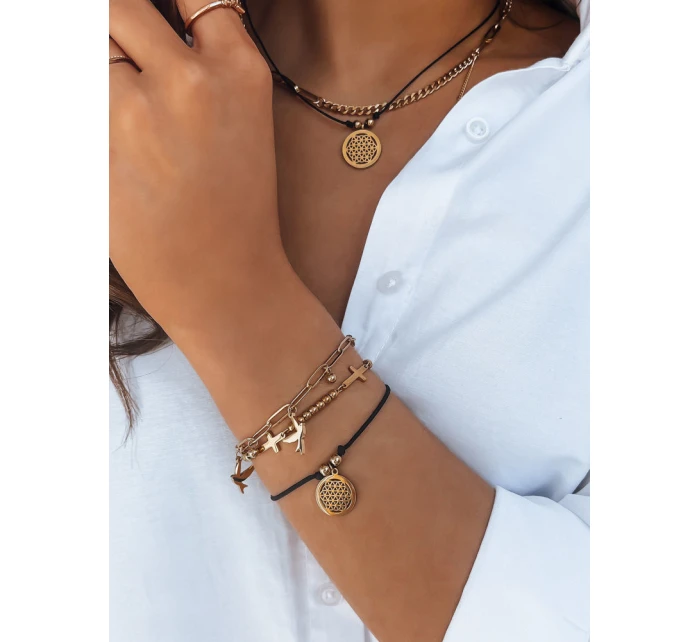 Náramek LANZAROTE černý FashionStreet LY0054 Náramek LANZAROTE černý FashionStreet LY0054