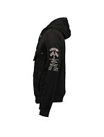 Pánská sportovní mikina BLACK DB MEN 100 s kapucí, černá model 22306434 - Geographical Norway Pánská sportovní mikina BLACK DB MEN 100 s kapucí, černá model 22306434 - Geographical Norway