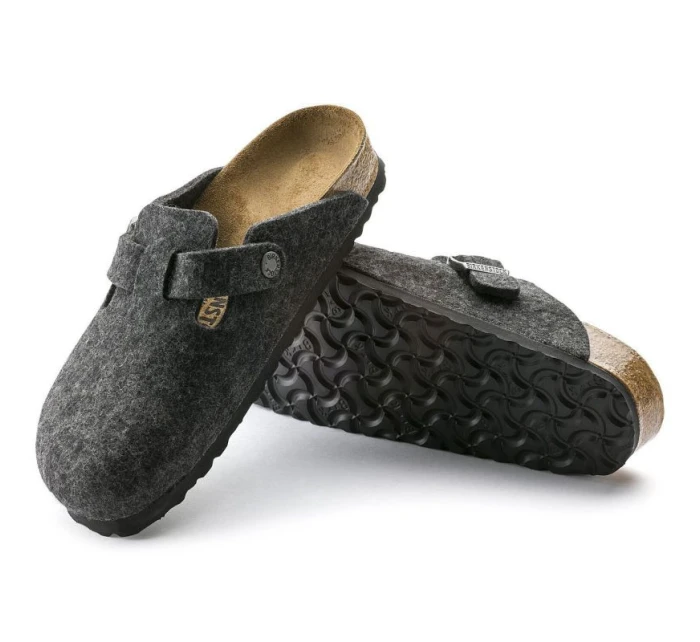 Žabky Birkenstock Boston FE Anthrazite 160373