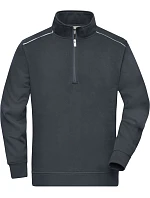 JN Pracovní mikina s 1/4 zipem Solid 02.0 carbon model 22493531 - Daiber JN Pracovní mikina s 1/4 zipem Solid 02.0 carbon model 22493531 - Daiber
