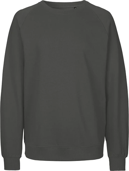 Neutral O 63001 Unisex raglánová mikina z bio bavlny 77.6301 charcoal Neutral O 63001 Unisex raglánová mikina z bio bavlny 77.6301 charcoal
