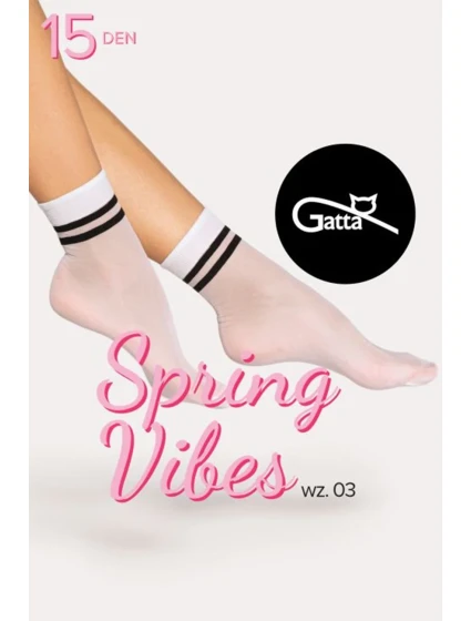 Gatta Spring Vibes 03 15 DEN barva:bianco-nero Gatta Spring Vibes 03 15 DEN barva:bianco-nero