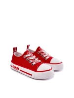 Dětské látkové tenisky BIG STAR model 21594696 červená - Big Star Shoes Dětské látkové tenisky BIG STAR model 21594696 červená - Big Star Shoes
