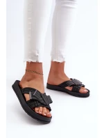 Dámské Sandály Na Ploché Podrážce  Černé model 21661826 - Zaxy