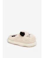 Kožešinové dámské pantofle Smile béžové model 21772466 - Boto Kožešinové dámské pantofle Smile béžové model 21772466 - Boto