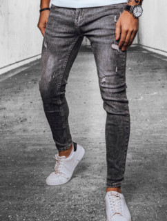 Pánské šedé džínové kalhoty Dstreet UX4076