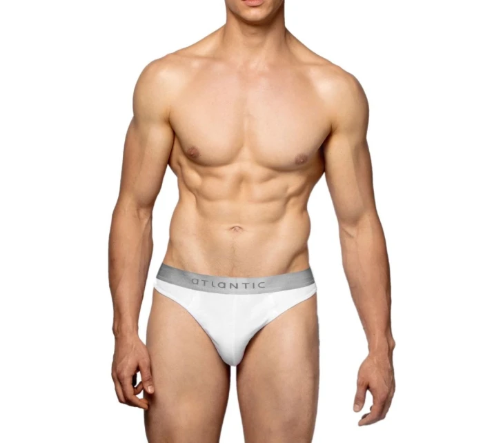 Pánské slipy 2 pack 013 white - Atlantic