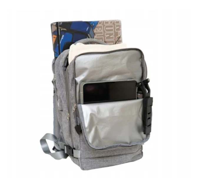 Cestovní batoh Grey model 21763988 - Noveen Cestovní batoh Grey model 21763988 - Noveen