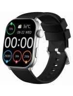 Dámské chytré hodinky GRAVITY GT28-9 řemínek + náramek Black Silver Dámské chytré hodinky GRAVITY GT28-9 řemínek + náramek Black Silver