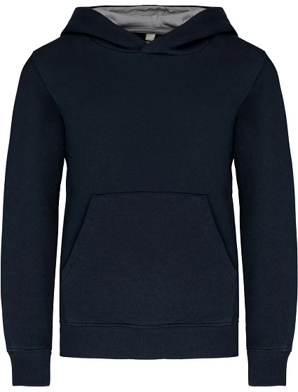 Kariban K 453 Dětská kontrastní mikina s kapucí 20.K453 navy/fine grey Kariban K 453 Dětská kontrastní mikina s kapucí 20.K453 navy/fine grey