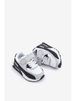 Dětské Kožené Sportovní Boty Na Platformě Černo-Bílé Lori Dětské Kožené Sportovní Boty Na Platformě Černo-Bílé Lori