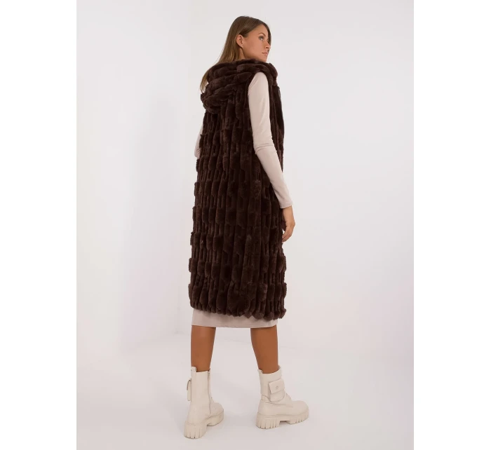 Kamizelka AT KZ ciemny brązowy model 20479790 - FPrice Kamizelka AT KZ ciemny brązowy model 20479790 - FPrice