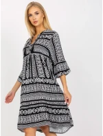 Šaty model 17408254 černobílé - FPrice