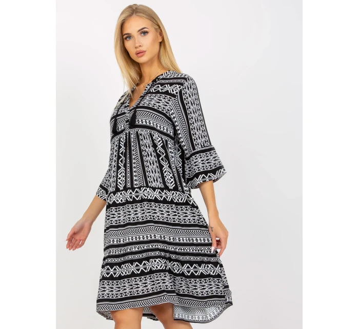 Šaty model 17408254 černobílé - FPrice