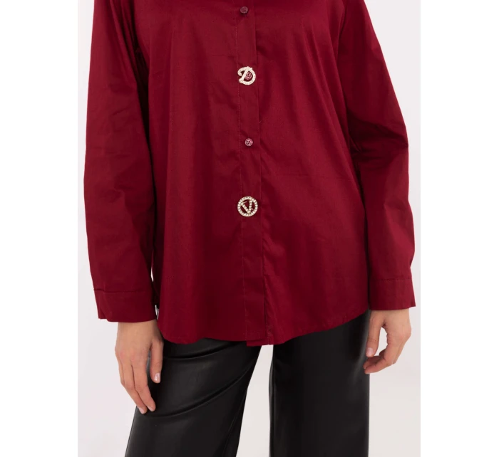 Koszula DHJ KS model 20752443 bordowy - FPrice