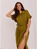Šaty LK SK 510242.14 v barvě khaki