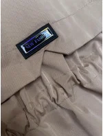 Tmavě béžová bunda parka s ozdobnou podšívkou (2) model 19709867 - BH FOREVER