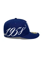 New Era 59FIFTY MLB LA Los Angeles Dodgers Est Script Low Profile baseballová čepice - 60771830