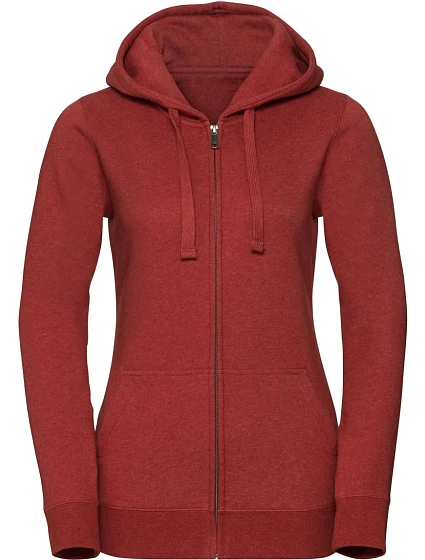 Russell Athletic 263F Dámská melírovaná mikina s kapucí "Authentic " 10.263F brick red melange Russell Athletic 263F Dámská melírovaná mikina s kapucí "Authentic " 10.263F brick red melange