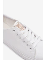 Dámské tenisky z eko kůže Big Star model 22009843 Bílé - Big Star Shoes