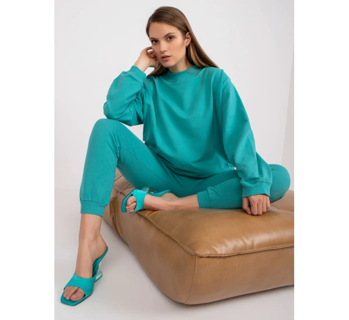 Mikina AP BL A R001 tyrkysová