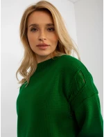 Sweter BA SW model 18694206 ciemny zielony - FPrice