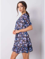 Šaty LK SK 507627.39 černá a modrá