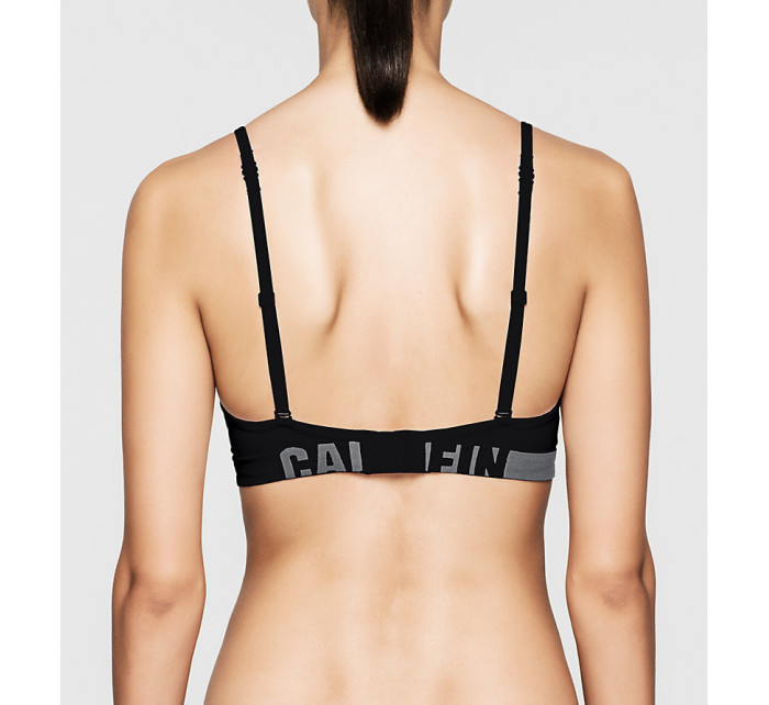 Podprsenka bez kostice QF1631E-001 černá - Calvin Klein