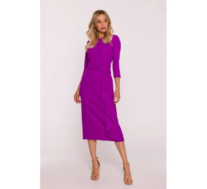 Dámské šaty s volánkem   model 22011571 - STYLOVE