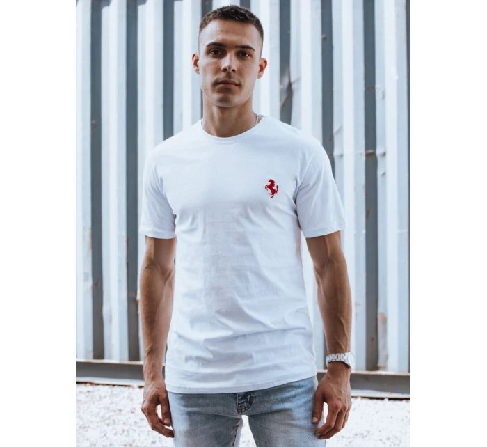 FashionStreet pánské bílé tričko RX5564 FashionStreet pánské bílé tričko RX5564