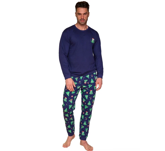 Piżama model 20582383 Christmas Tree dł/r S2XL - Cornette