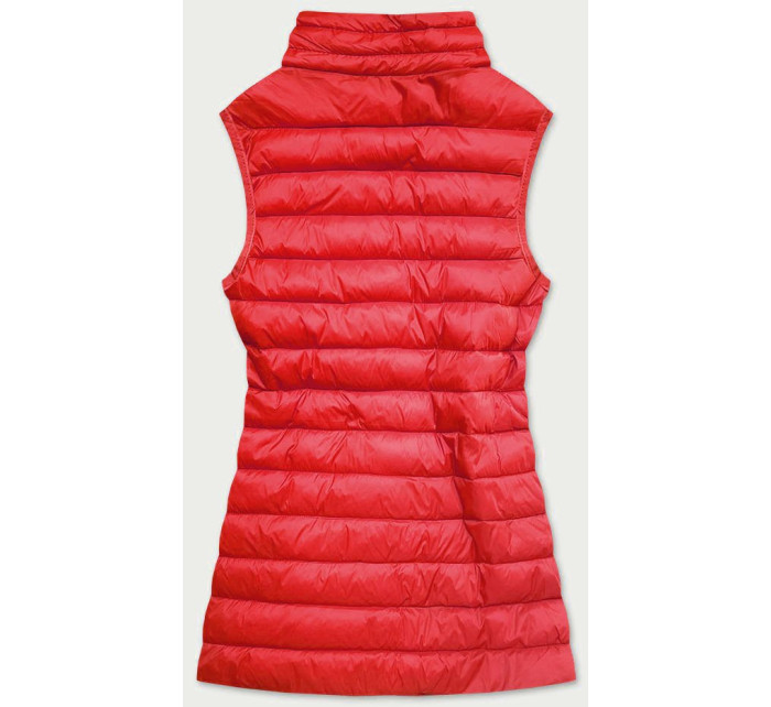 Červená dámská vesta model 16150506 - J.STYLE