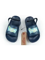Dětské žabky Levi's Pool S Mini chlapecké model 22088601 modré dětské sandály - Hikvision