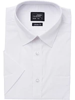 JN 680 Popelínová košile s krátkým rukávem model 22537721 white - Daiber JN 680 Popelínová košile s krátkým rukávem model 22537721 white - Daiber