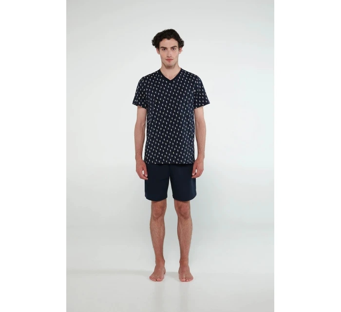 Pyžamo s krátkými rukávy model 19698195 - Vamp Pyžamo s krátkými rukávy model 19698195 - Vamp
