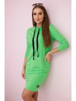 Šaty vázané u krku světle zelená Šaty vázané u krku světle zelená