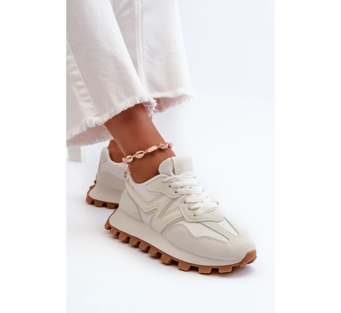 Dámské Bílé Sportovní Tenisky model 21666490 - Boto