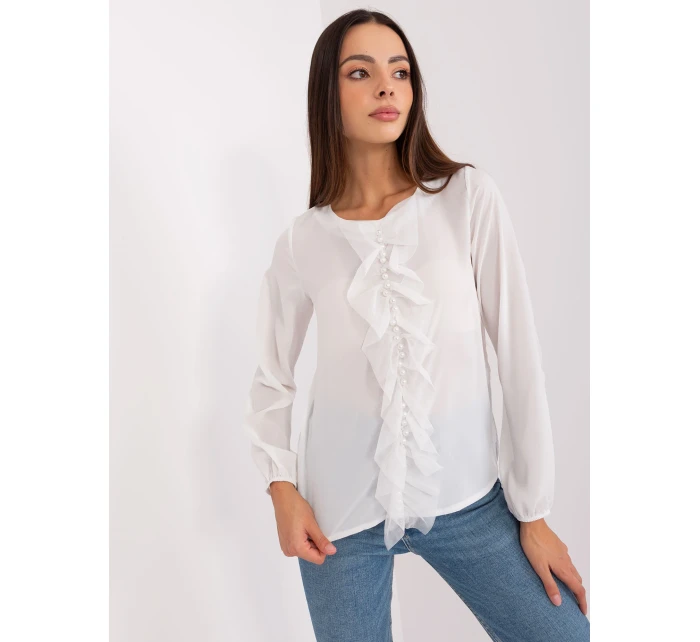 Bluzka LK BZ model 18865941 ecru - FPrice Bluzka LK BZ model 18865941 ecru - FPrice