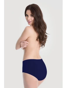 Kalhotky Cotton Midi granátová - Julimex