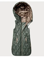 kamizelka damska ze Goodlookin khaki model 22026362 - S'WEST kamizelka damska ze Goodlookin khaki model 22026362 - S'WEST